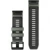 Garmin QuickFit 26 mm silikoninis dirželis 010-13393-04 Graphite Green