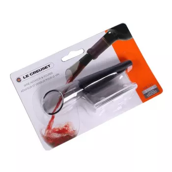 Le Creuset Vyno piltuvėlis ir aeratorius WA-143 WA143 juodas (59138011047068)