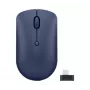 Belaidė optinė pelė Lenovo 540 RF, ambidekstrinė, 2400 DPI, 2,4 GHz USB‑C imtuvas, mėlyna