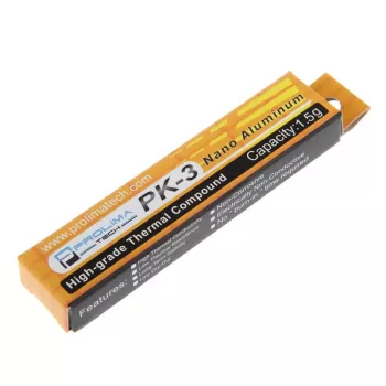 Termo pasta PROLIMATECH PK-3 1,5 g – šilumos laidumas 11,2 W/m·K