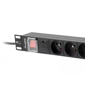 Maitinimo skirstytuvas Lanberg PDU-08E-0200-BK