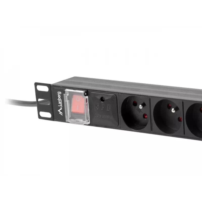 Maitinimo skirstytuvas Lanberg PDU-08E-0200-BK