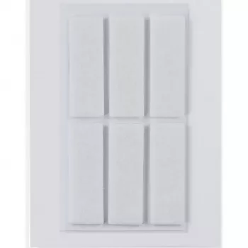 HERMA 15187 lipnūs etikečių padėklai balti 15x45 mm 6 vnt