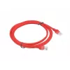 PATCHCORD Cat.6 UTP 2M Raudonas FLUKE PASSED LANBERG 10-PACK