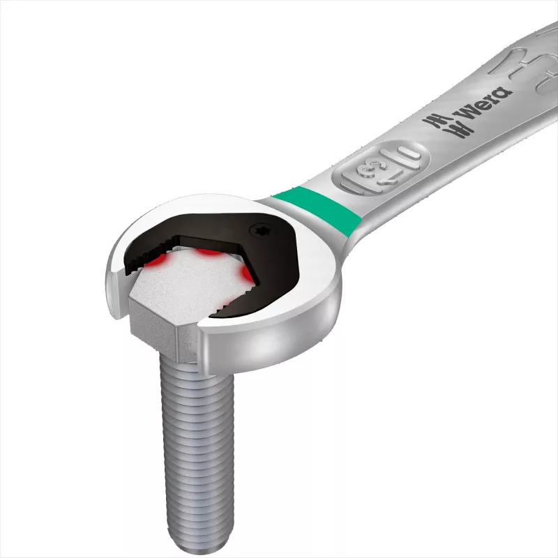 Wera 05020014001 9630 Magnetinis bėgelis 6000 Joker 1 reketinis kombinuotas veržliarakčių rinkinys, 11 vnt.