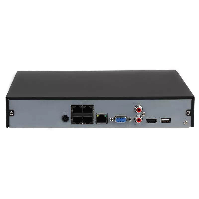 Dahua Technology WizSense NVR4104HS-P-EI tinklinis vaizdo registratorius 1U juodas