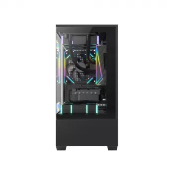 Korpusas GOLDEN TIGER Raider SL-2 (RAIDERSL-2) mini bokštas, micro ATX, juodas