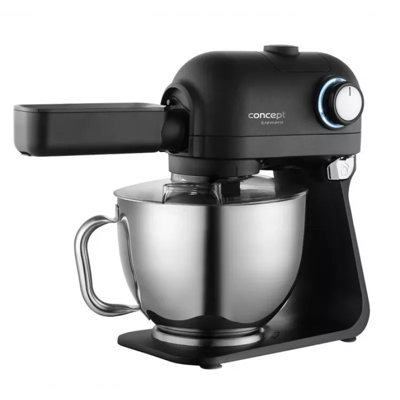 Planetarinė maišyklė Concept RM8000 - 1200 W virtuvės mašina, juoda