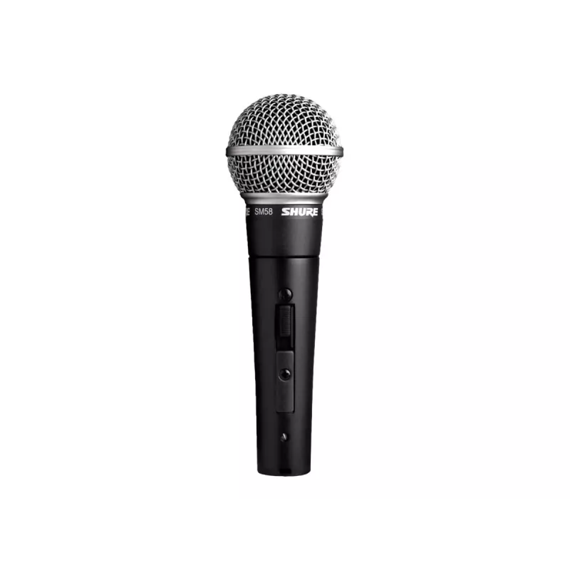Shure SM58SE – dinaminis, kardioidinis vokalinis mikrofonas su jungikliu