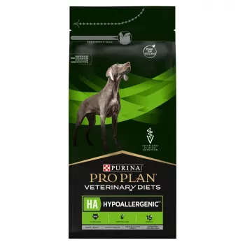 Sausas šunų ėdalas Purina Nestlé Pro Plan Veterinary Diets Canine Hypoallergenic 1,3 kg, 21% baltymų, be glitimo