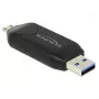 Card Reader DeLOCK 91734 USB/Micro-USB Juodas
