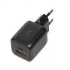 Išorinis tinklo maitinimo adapteris IBOX ILUC42B 12V 2A, 33W, USB-A + USB-C PD3.0, QuickCharge 3.0, universalus