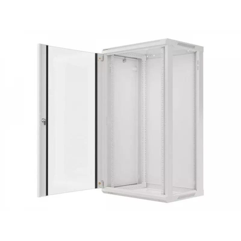 Lanberg WF01-6422-10S 22U sieninis rack spintas, pilka