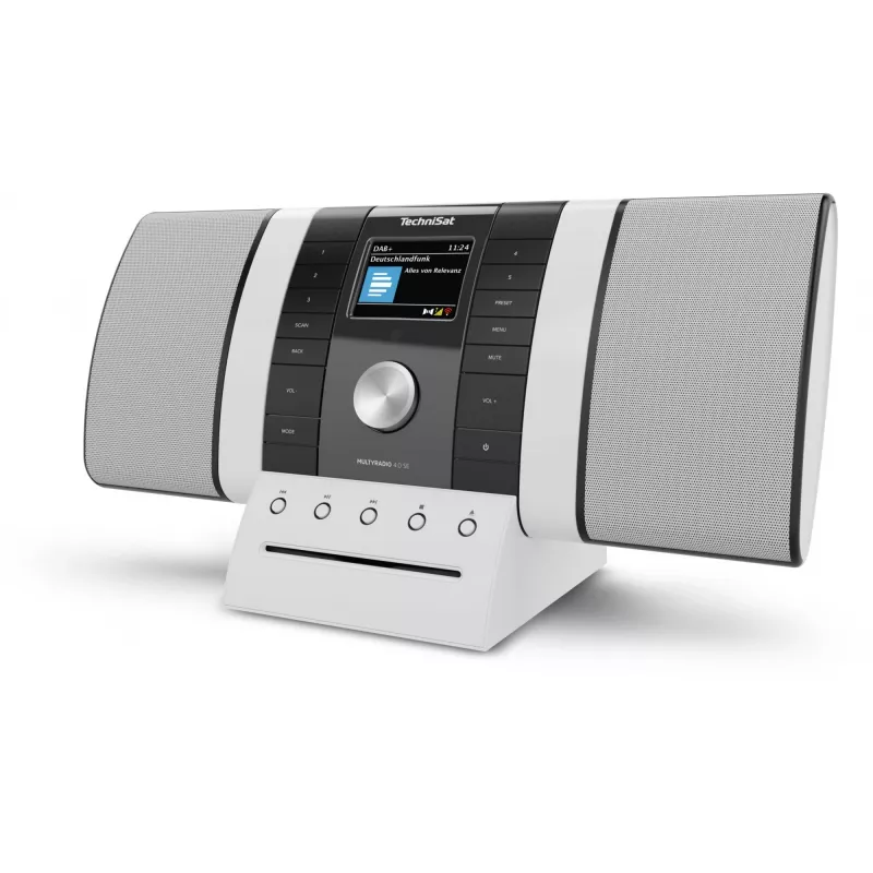 Nešiojamas radijas TECHNISAT Multyradio 4.0 SE juoda/balta su Bluetooth ir USB