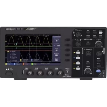 VOLTCRAFT DSO-2104 Skaitmeninis osciloskopas 100 MHz 4 kanalai 1 GSa/s 80 ktp 8 bitų