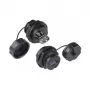 Alcasa IC04-U304 USB A lizdas juodas tiesus IP65/IP67