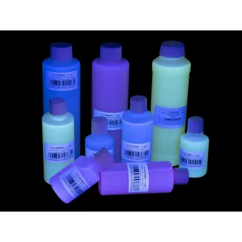 Antspaudinis rašalas EUROLITE UV-active Skaidriai Raudona 50 ml, UV matomas antspaudų rašalas