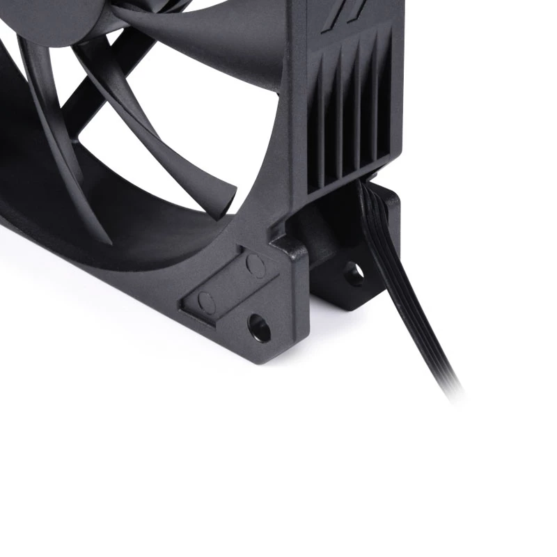 Ventiliatorius Alphacool 12 cm 3000 RPM 7.83 mmH2O Dvigubas rutulinis guolis Juodas 120x120x25 mm