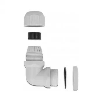 Kabelio įvadas DeLOCK 60297 pilkas plastikinis 1 vnt.