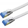 VALUE Patch Cable Cat.6A (Class EA) FTP, itin plokščias, pilkas, 5 m (21.99.2115)