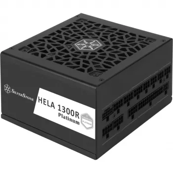 SST-HA1300R-PM 1300W, maitinimo blokas juodas, 9x PCIe, kabelių valdymas, 1300 vatų