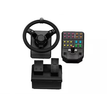 Logitech G Saitek Farm Simulator vairas ir valdymo pultas su pedalais USB PC (945-000062)