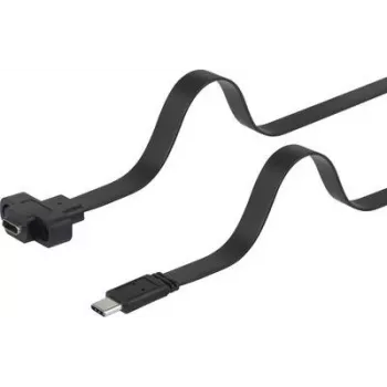Renkforce RF-3415030 USB laidas 0,25 m 3.2 Gen 1 (3.1 Gen 1) USB-C juodas (RF-3415030)