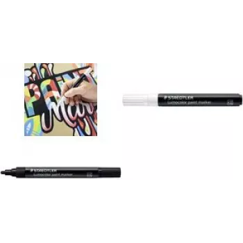 Staedtler Lumocolor Baltas Markeris 1 vnt. Rašymo Spalva Balta