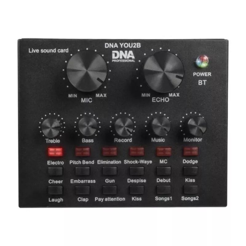 Mikrofono rinkinys Bitmat DNA YOU2B – mikrofonas, garso sąsaja, stovas ir laidai