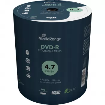 MediaRange MR442 tušti DVD-R diskai 4,7 GB 100 vnt.