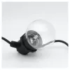 LED girlianda RealPower 463614 12 lempučių šilta balta 4,9 m maitinama baterijomis (AA)