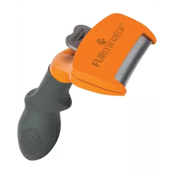 Šalinimo įrankis FURminator M ilgaplaukiams šunims, nerūdijančio plieno ašmenys, dydis M (vidutinės veislės 10–25 kg)