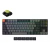 Mechaninė 80% klaviatūra Keychron K1X-B4 – USB + Bluetooth, QWERTY anglų, 87 klavišų, RGB apšvietimas, Pilka