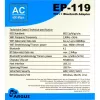 USB Wi-Fi / Bluetooth adapteris INTER-TECH EP-119, Wi-Fi 5 (802.11ac) dviejų juostų 600 Mbit/s