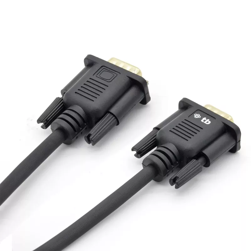 TB VGA kabelis 15M-15M 1,8 m, juodas-auksinis (AKTBXVGAMMG180B)