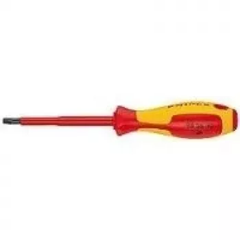 Knipex VDE Torx atsuktuvas dydis T 15, ašmenų ilgis 80 mm, DIN EN 60900 (98 26 15)
