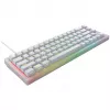 CHERRY K5V2 kompaktiška žaidimų klaviatūra USB QWERTY angliškas išdėstymas balta 67 klavišai RGB LED