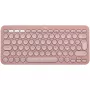 Logitech Pebble Keys 2 K380S Tonal Rose Fra BT belaidė klaviatūra (920-011805)