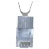 Ekranuotas RJ45 kištukas EQUIP Cat 8.1, vyriškas, sidabrinis, 50 vnt., 11,7×22,5 mm, 3,7 g