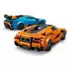 LEGO Speed Champions rinkinys 77238 — Lamborghini Revuelto ir Huracán STO, 607 dalių, 2 minifigūrėlės, rekomenduojama nuo 10 metų