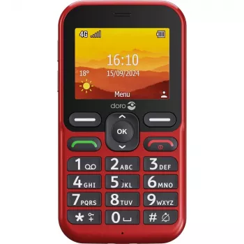Doro Leva L10 4G, didelių mygtukų telefonas, raudonas (380571)