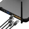 Tinklo laidas Extralink LAN Patchcord Kat.5e RJ-45 2m Juodas