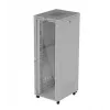 Stovimas serverio stovas LANBERG FF01-8047-12SL 47U 800x1000 mm pilkas su priekinėmis ir galinėmis stiklinėmis durelėmis bei vieta LCD ekranui