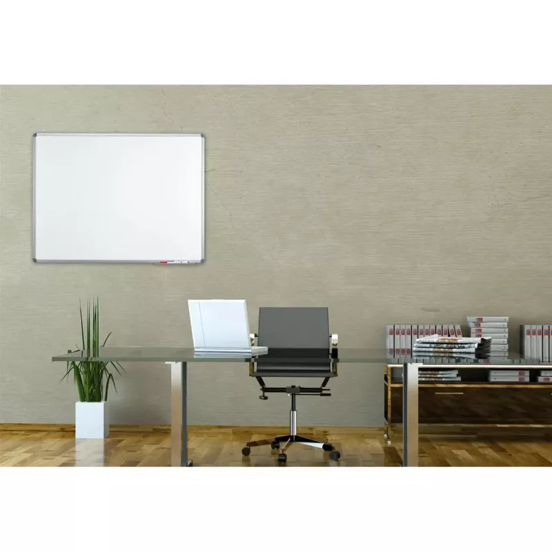 MAULstandartinė baltoji lenta 120x90 cm balto plieno