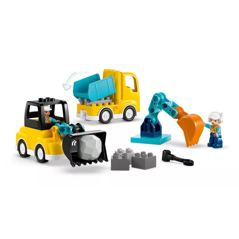LEGO DUPLO 10475 3 viename statybinės mašinos