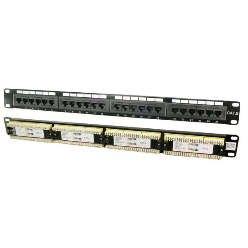 LogiLink Patch Panel 19 CAT6 24 prievadų