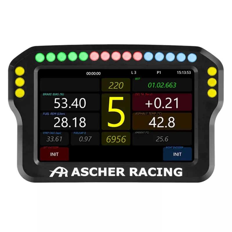Ascher Racing 4 colių prietaisų skydelis 76080028 vairui