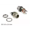 DC jungtis DeLOCK 89911 juoda nikeliuota