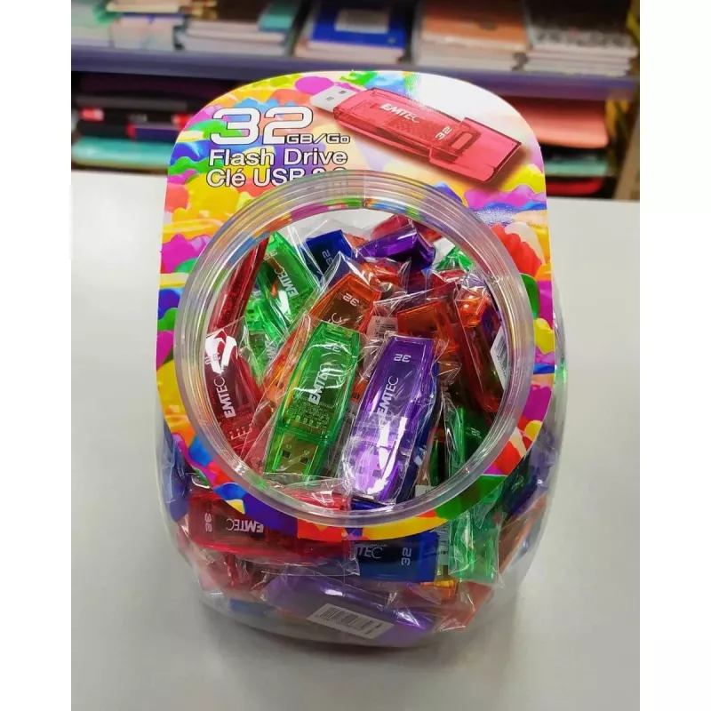 USB atmintukas Emtec 32 GB USB Type-A C410 Color Mix Candy Jar