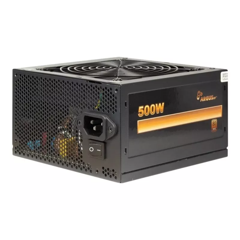 Inter-Tech ArgusNT BPS-500 maitinimo blokas 500 W 20+4 pin ATX ATX Juoda